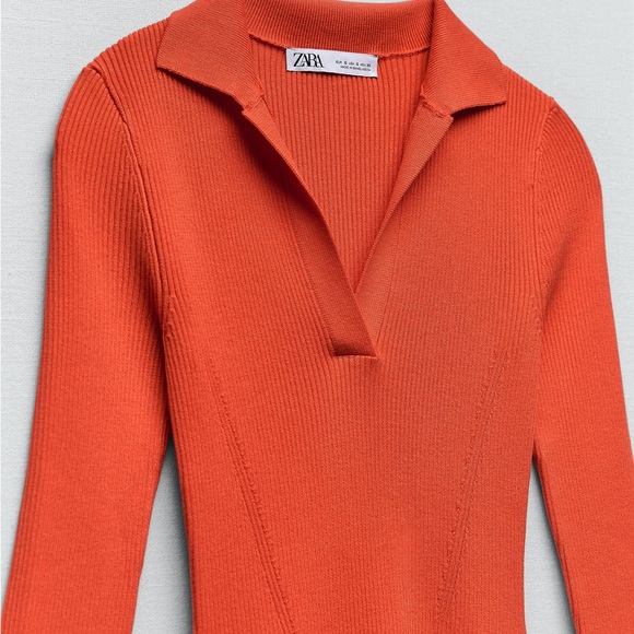 Zara SKATER KNIT DRESS - Picture 7 of 9